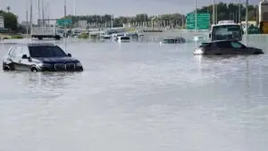 Rainfall in Dubai